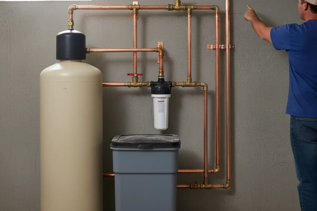 Whole-house water treatment system installed in Centre